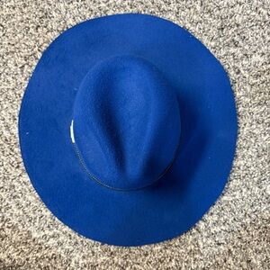 Abercrombie & Fitch royal blue wool felt Panama Hat